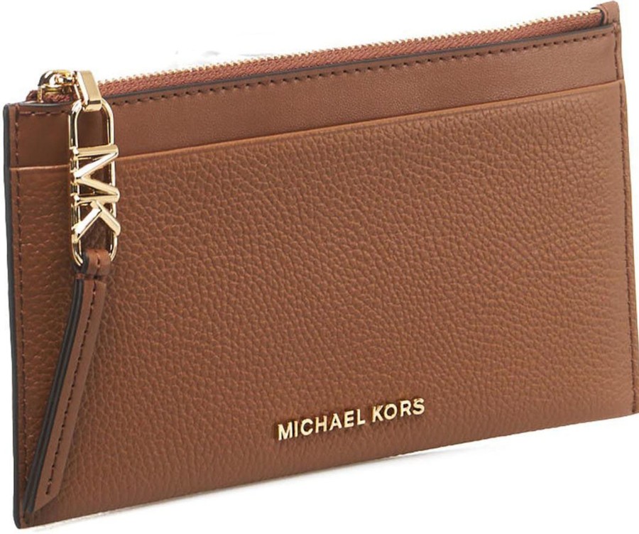 Dames Michael Kors | Michael Kors Wallet With Logo Bruin