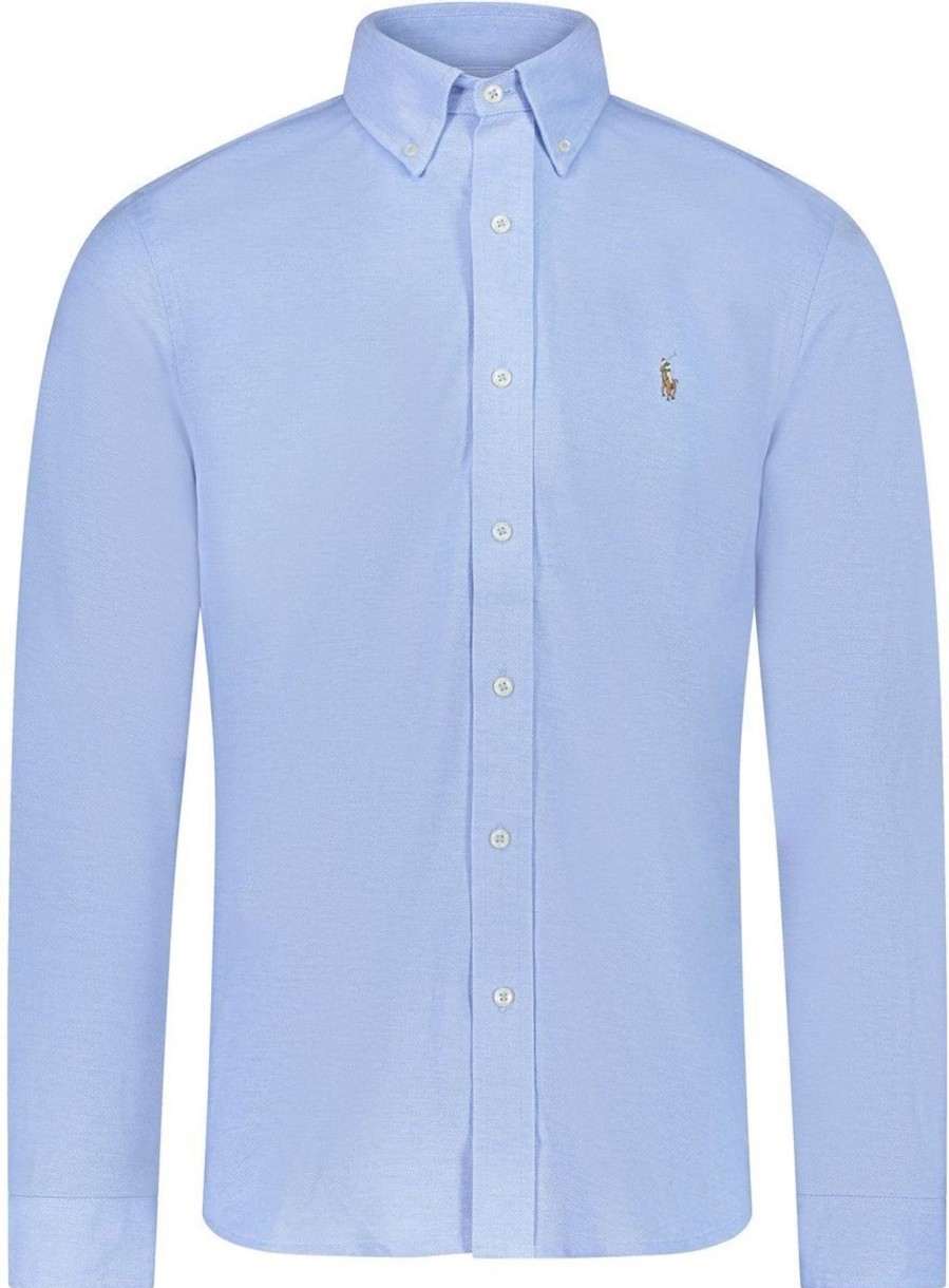 Heren Ralph Lauren | Ralph Lauren Polo Overhemd Blauw Blauw