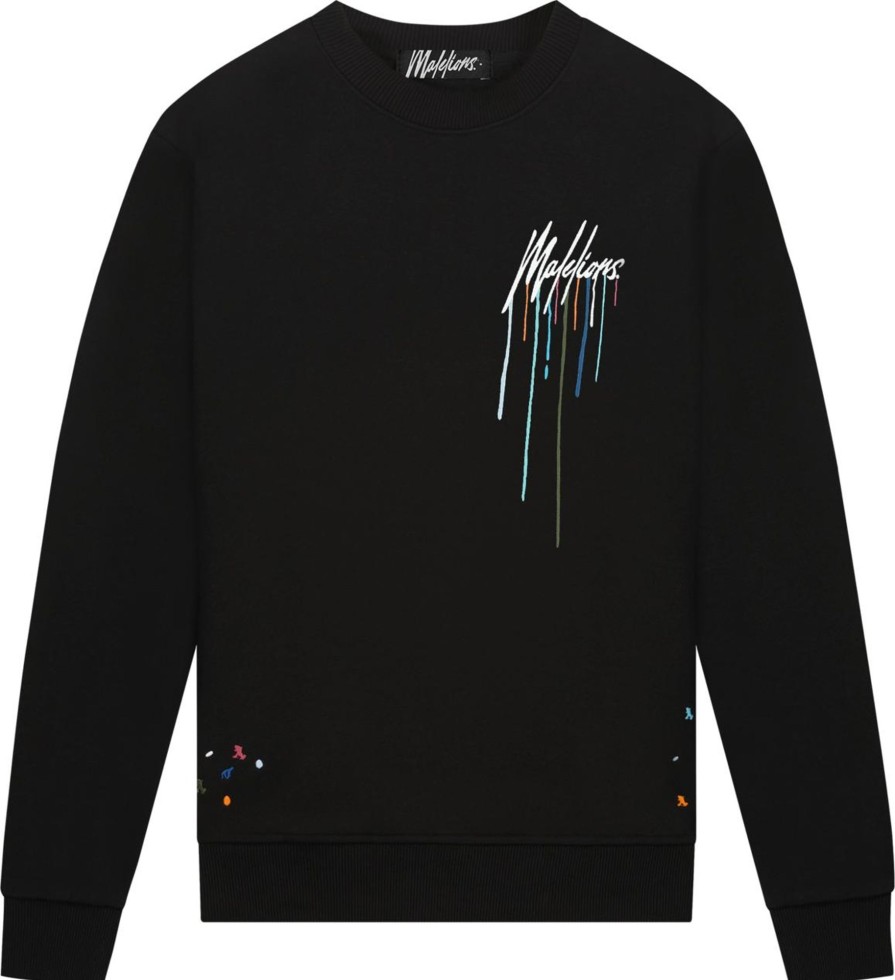 Heren Malelions | Malelions Men Painter Sweater Zwart