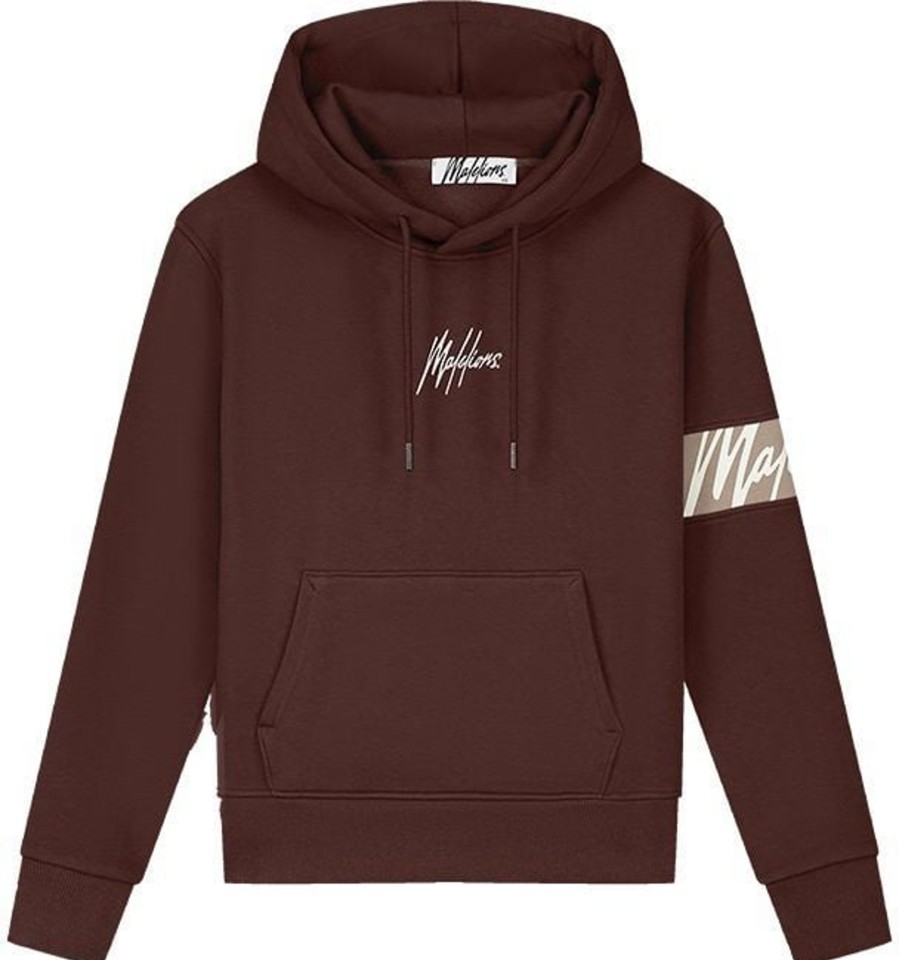 Dames Malelions | Malelions Women Captain Hoodie - Brown Bruin