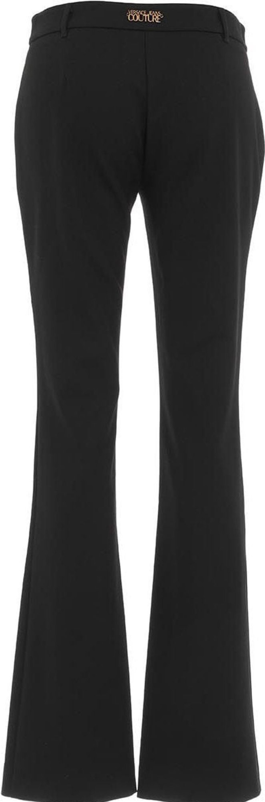 Dames Versace | Versace Slit Pants Zwart