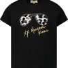 Kids Michael Kors Tops | Michael Kors Michael Kors Kinder Meisjes T-Shirt Zwart Zwart