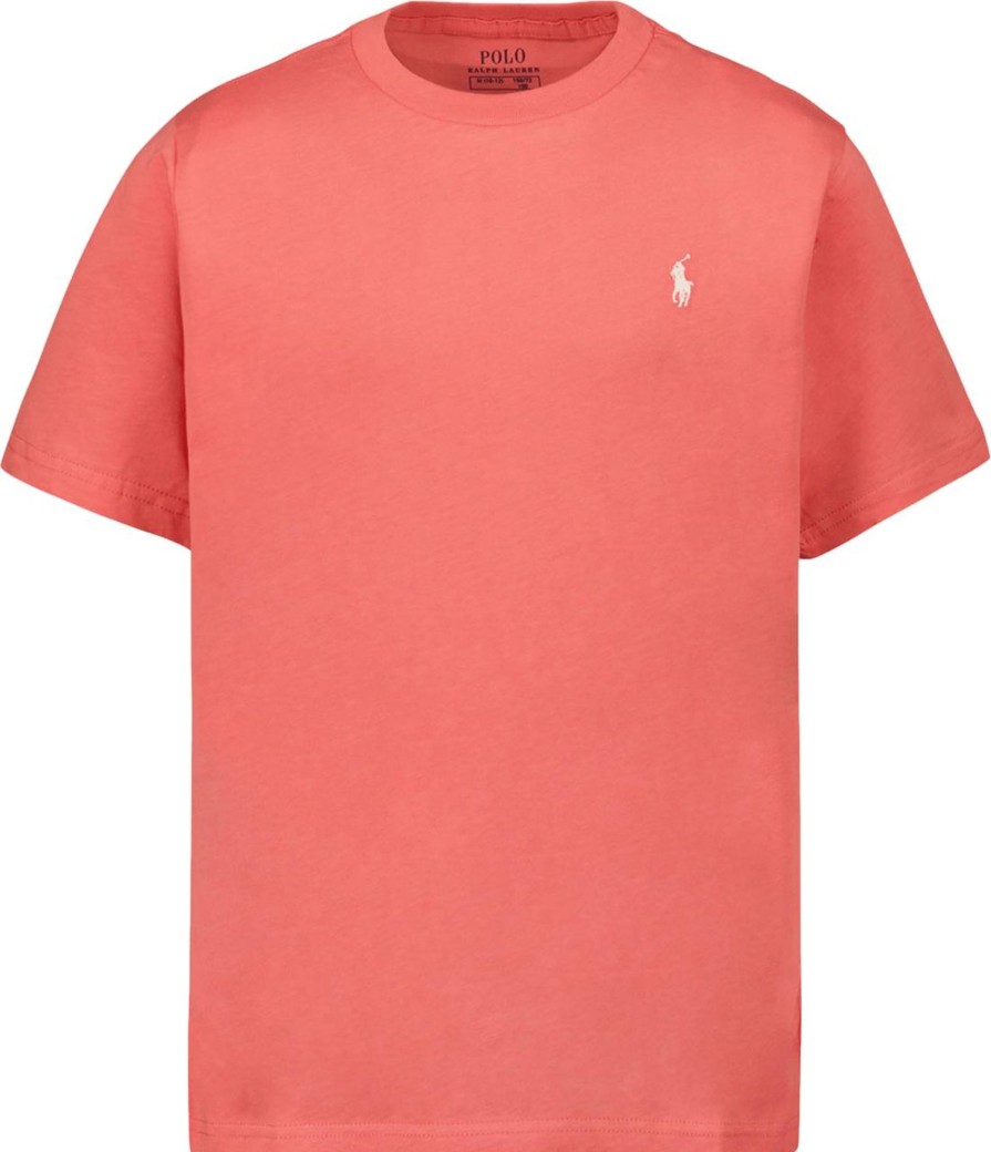 Kids Ralph Lauren T-Shirts | Ralph Lauren Ralph Lauren Kinder Jongens T-Shirt Rood Rood