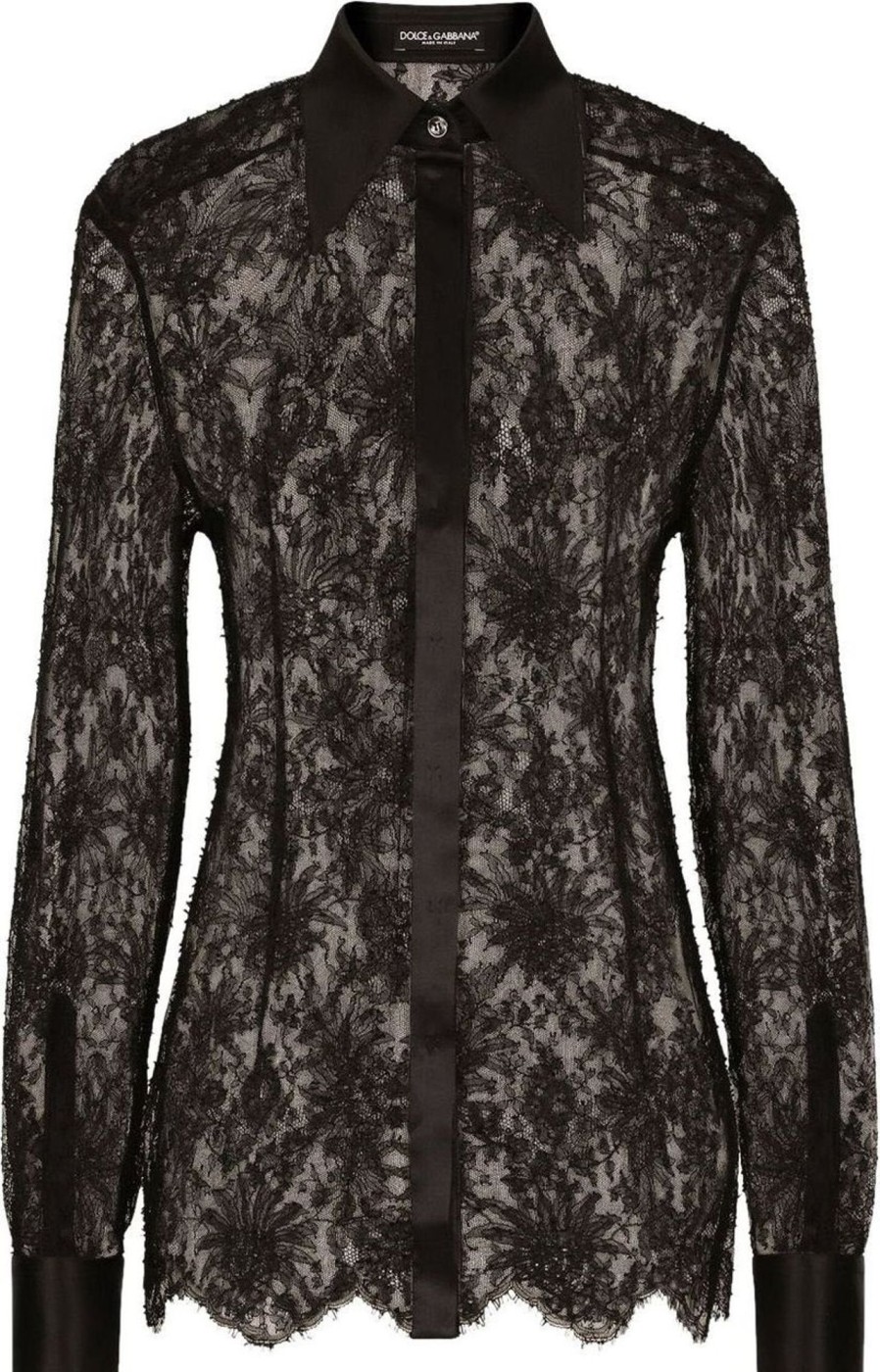 Dames Dolce & Gabbana | Dolce & Gabbana Shirts Black Zwart