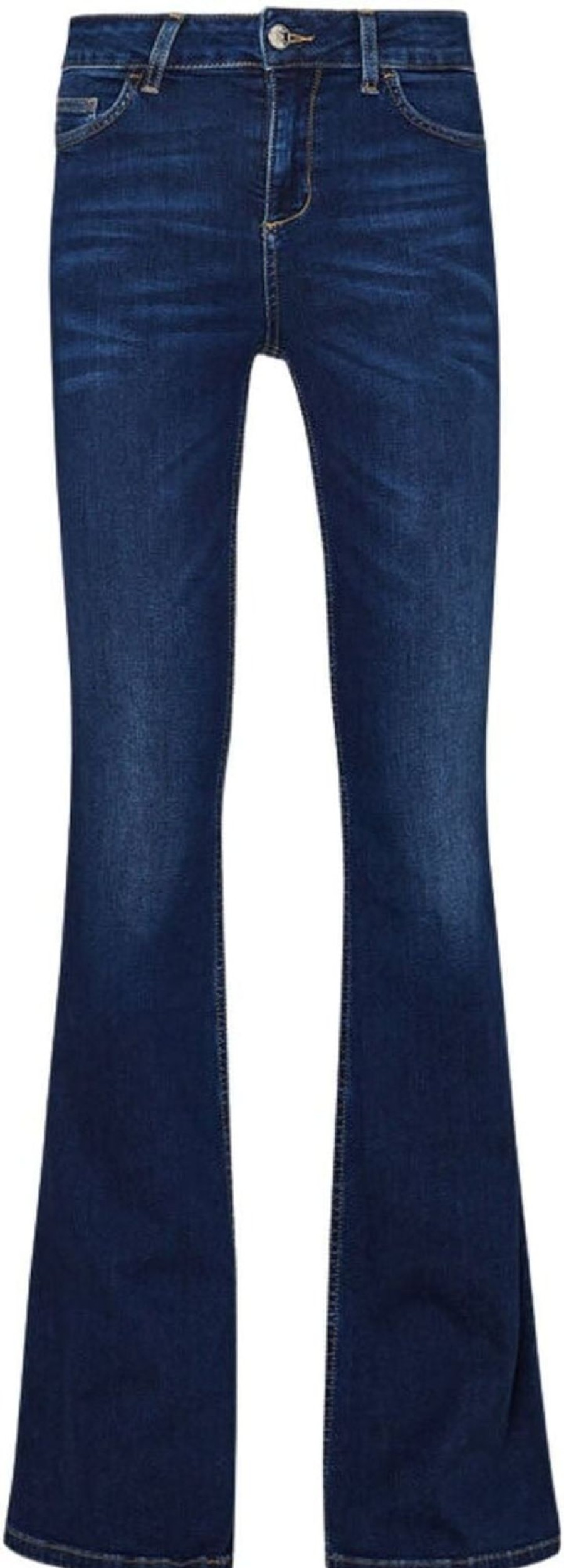 Dames Liu Jo | Liu Jo Jeans Donna Con Elastico Sul Retro Blauw