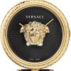 Dames Versace | Versace Vecq01120 Palazzo Dames Horloge 34 Mm Zwart