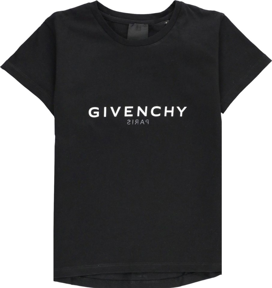 Kids Givenchy Tops | Givenchy T-Shirts And Polos Black Zwart