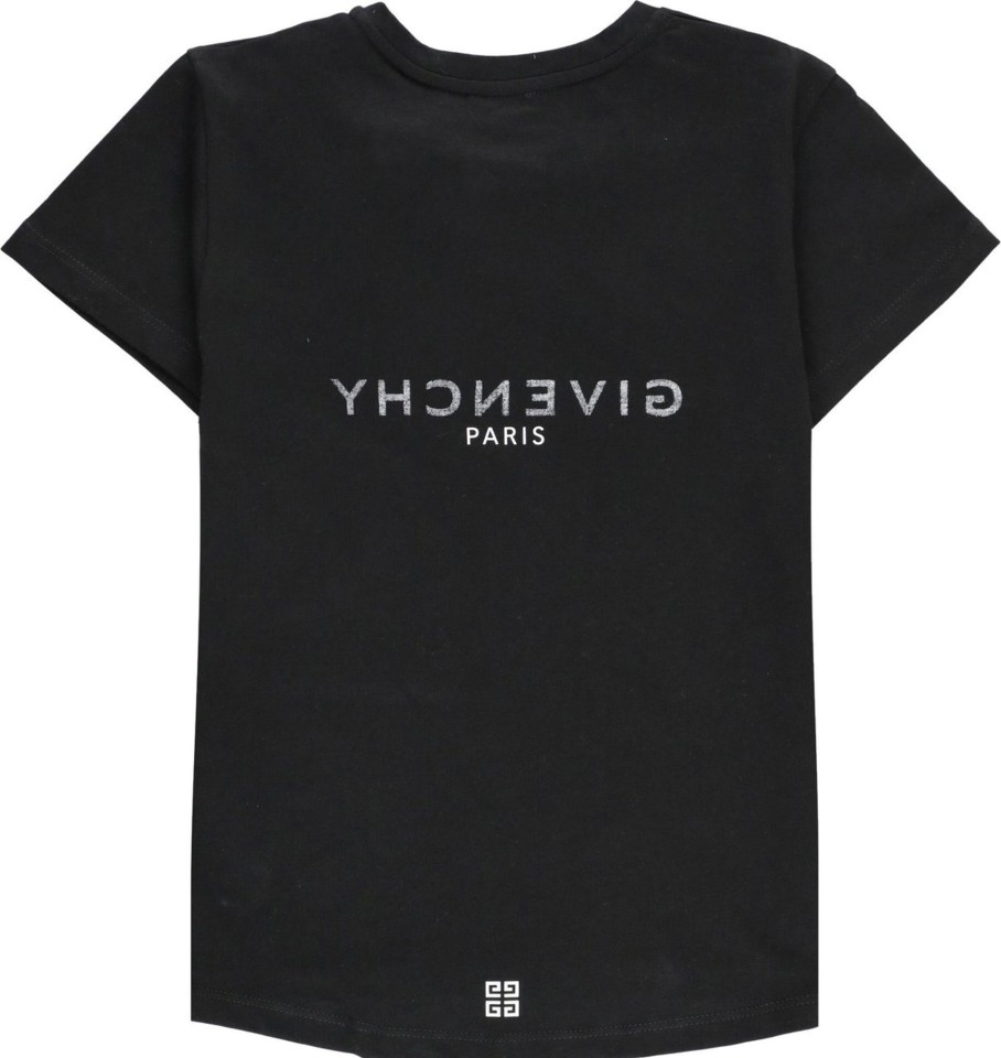 Kids Givenchy Tops | Givenchy T-Shirts And Polos Black Zwart