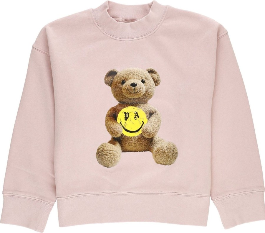 Kids Palm Angels Truien | Palm Angels Sweaters Pink Neutraal