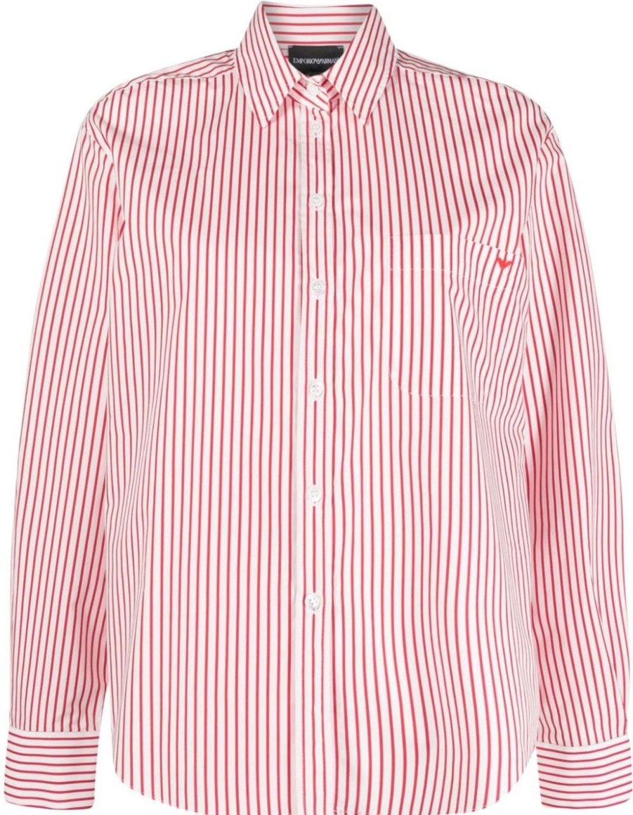 Dames Emporio Armani | Emporio Armani Shirts Red Rood