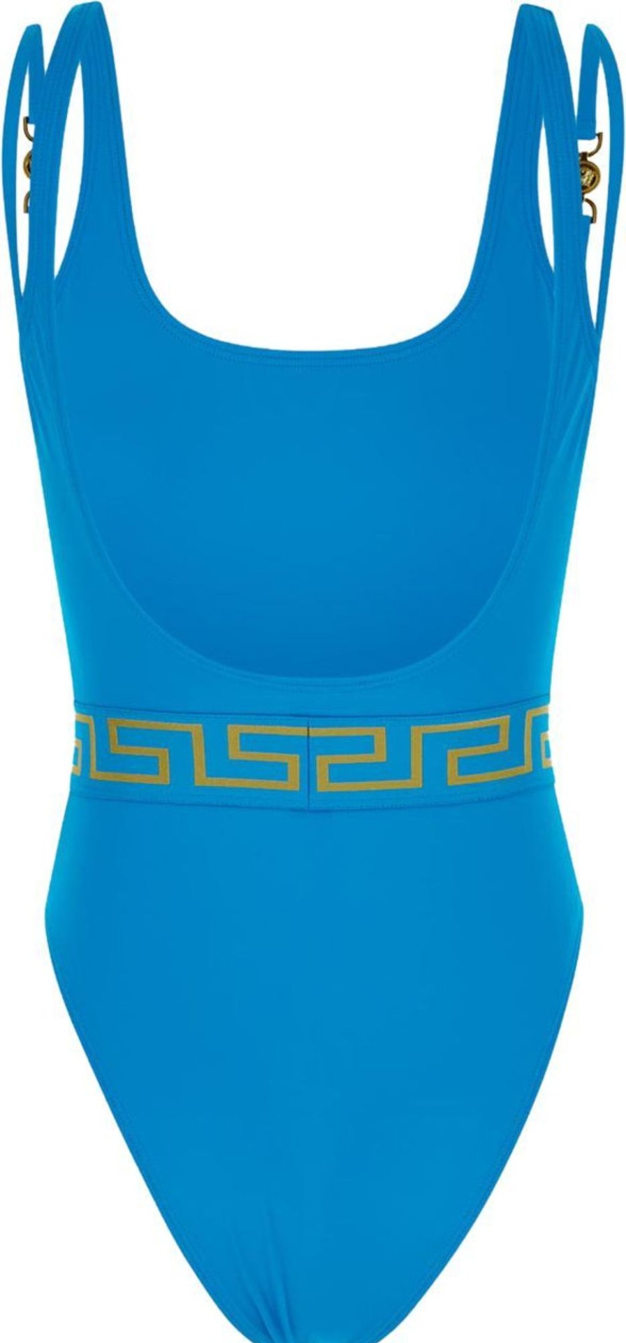 Dames Versace | Versace One-Piece Swimsuit Blauw