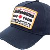 Dames Dsquared2 | Dsquared2 Blauw Badge Pet Blauw