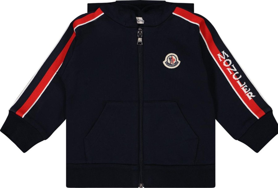 Kids Moncler Vesten | Moncler Moncler Baby Jongens Vesten Navy Blauw