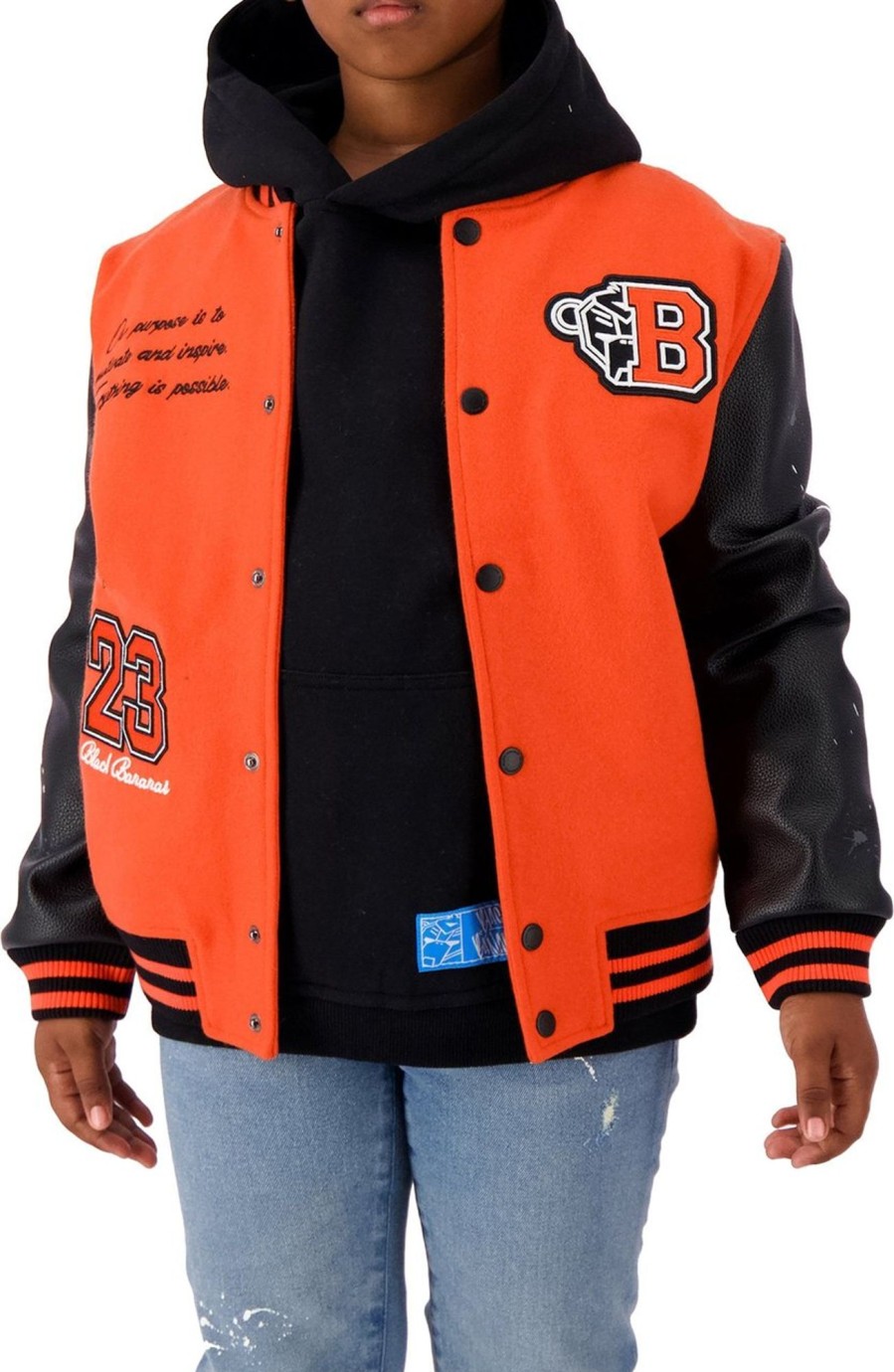 Kids Black Bananas Jassen | Black Bananas Jr Base Jacket Oranje