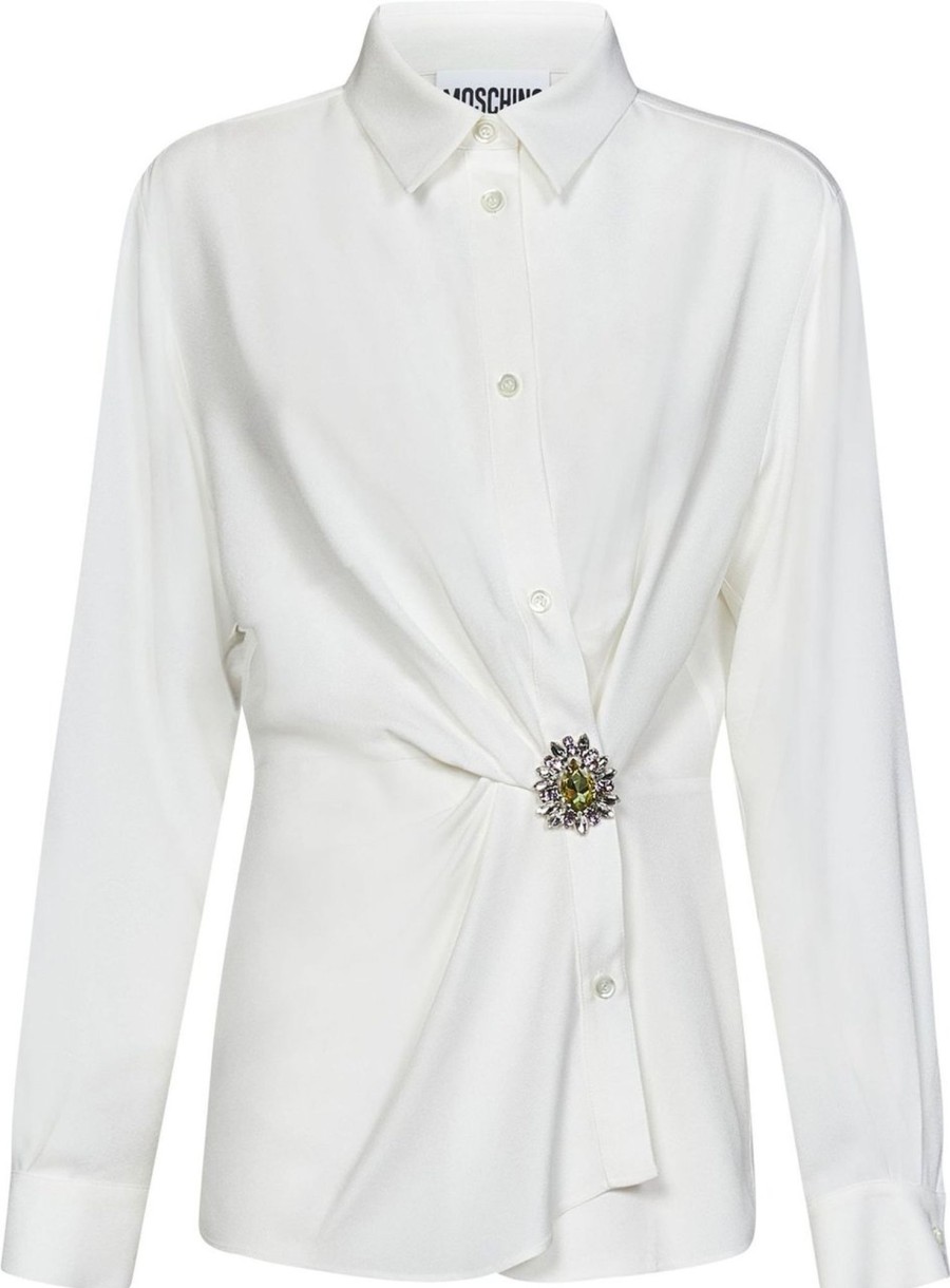 Dames Moschino | Moschino Moschino Shirts White Wit