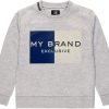 Kids My Brand Truien | My Brand Mb Logo Sweater Grijs