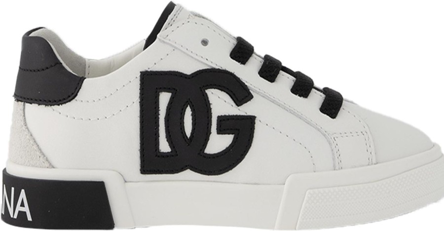 Kids Dolce & Gabbana Sneakers | Dolce & Gabbana Dolce & Gabbana Kinder Jongens Sneakers Wit Wit