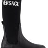 Kids Versace Laarzen | Versace Versace Kinder Meisjes Laarzen Zwart Zwart