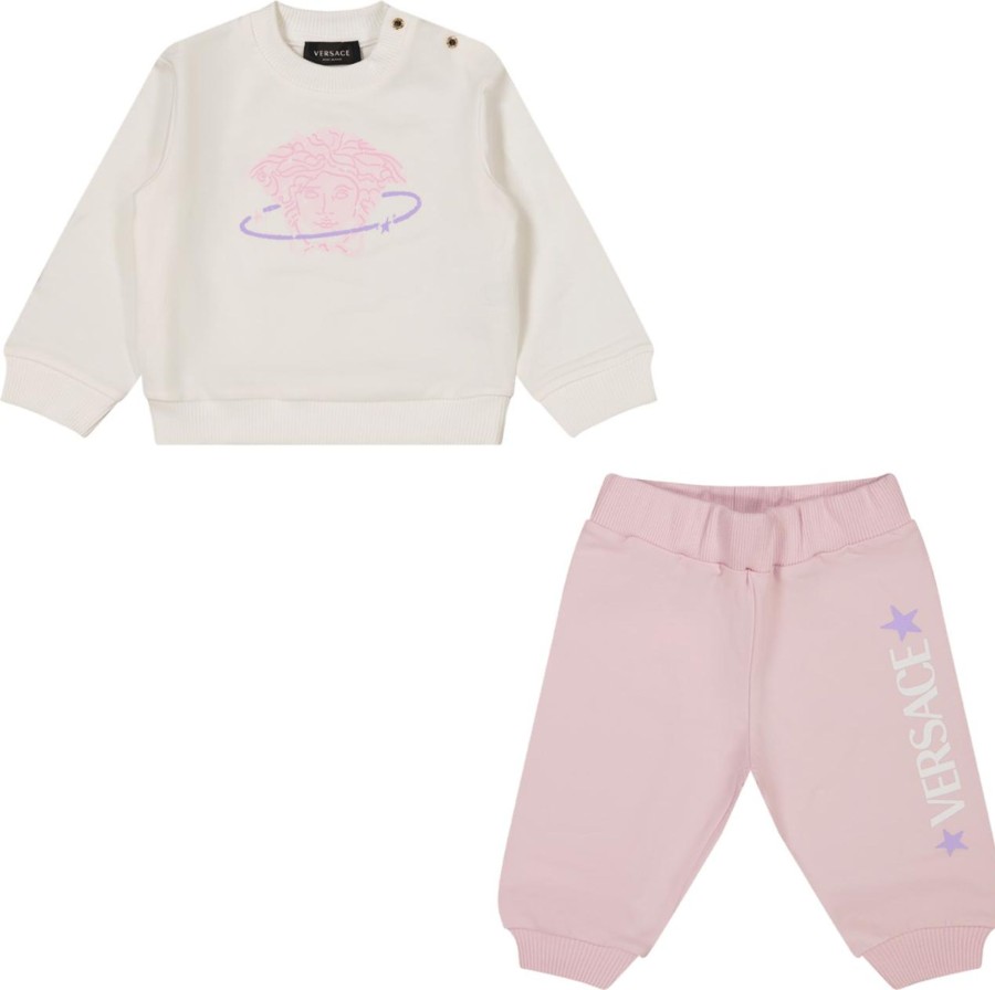 Kids Versace Jumpsuits | Versace Tracksuit Pink Roze