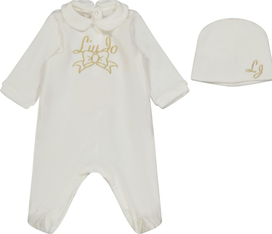 Kids Liu Jo Sets | Liu Jo Liu Jo Meisjes Boxpakje Off White Wit