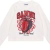 Dames Ganni | Ganni Sweaters White Wit