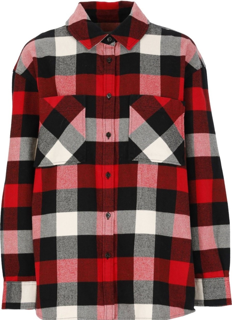 Dames Woolrich | Woolrich Woolrich Shirts Red Neutraal