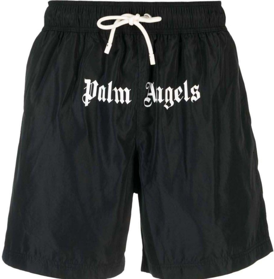 Heren Palm Angels | Palm Angels Sea Clothing Black Zwart