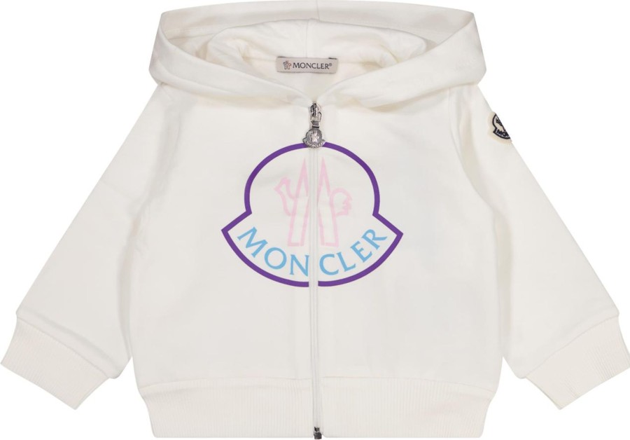 Kids Moncler Vesten | Moncler Moncler Baby Meisjes Vesten Off White Wit