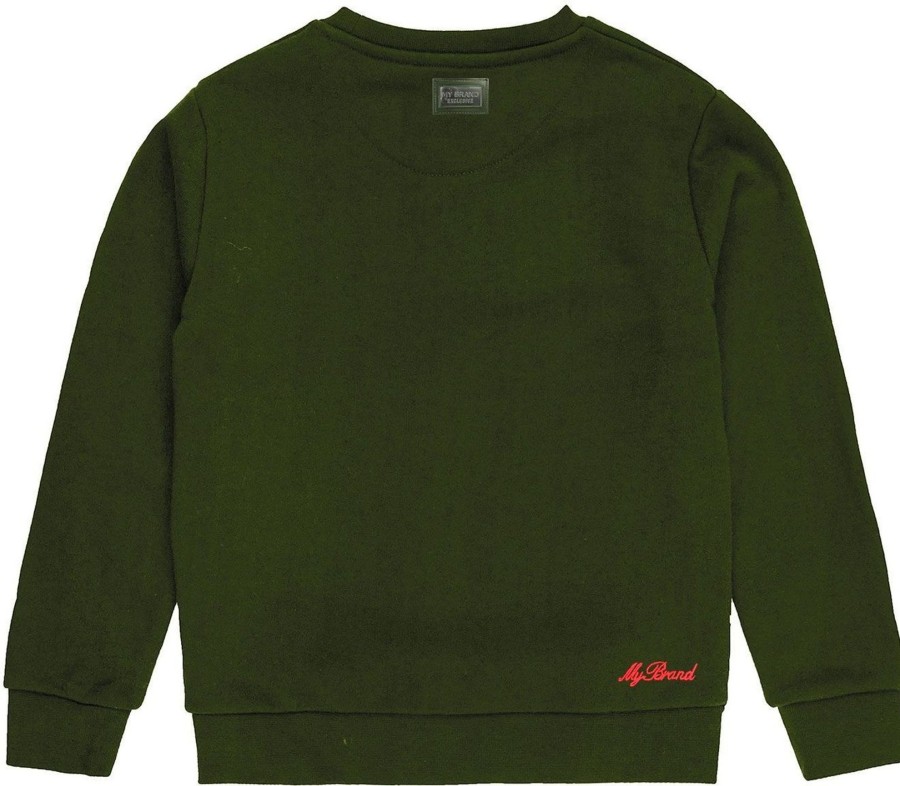 Kids My Brand Truien | My Brand Snake Heroes Sweater Groen