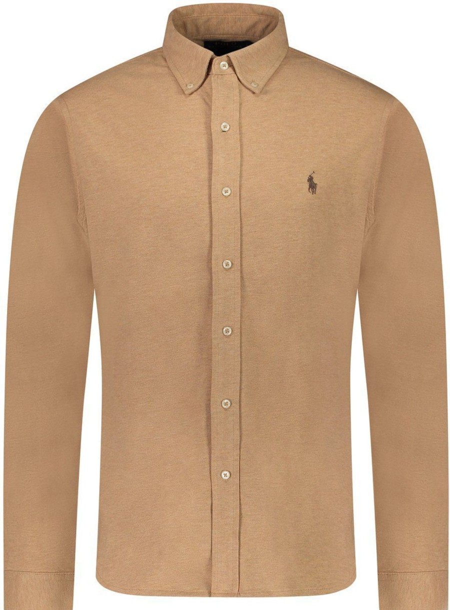 Heren Ralph Lauren | Ralph Lauren Polo Overhemd Beige Beige