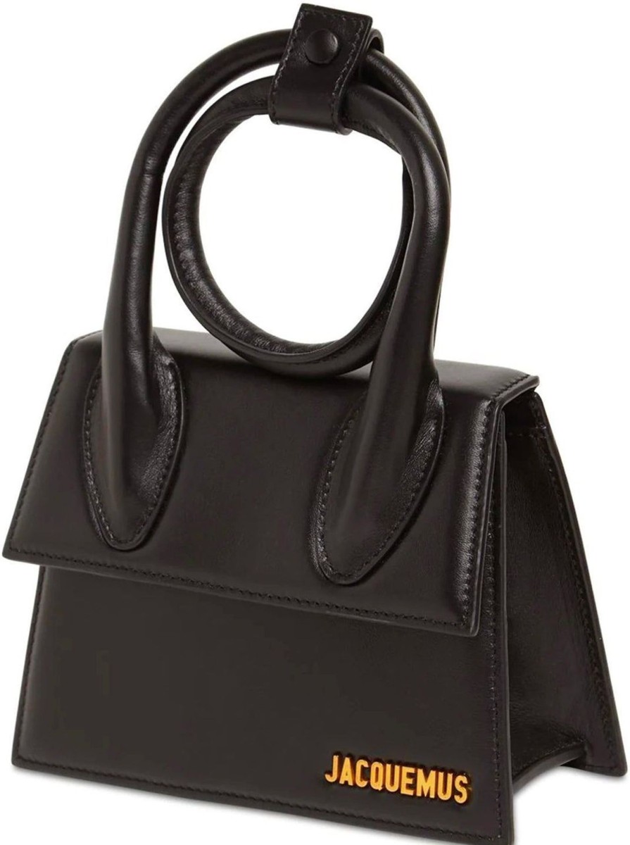 Dames Jacquemus | Jacquemus Jacquemus Le Chiquito Noeud Bag Zwart