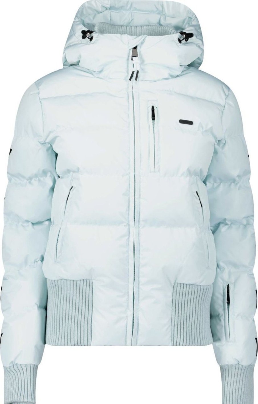 Dames Airforce Sport | Airforce Sport Taos Ski Jacket Star Pastel Blue Blauw