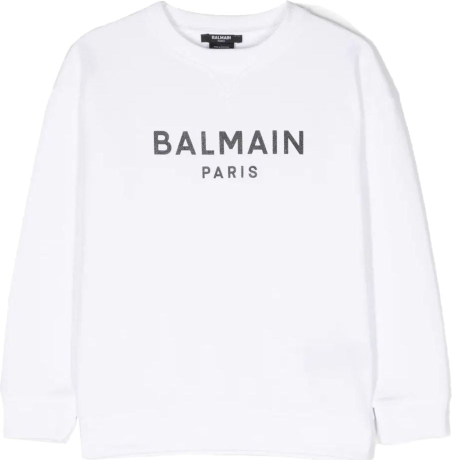 Kids Balmain Tops | Balmain Balmain Sweaters White Wit