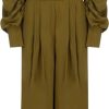 Dames Balmain | Balmain Balmain Viscose And Cotton Jumpsuit Groen