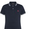 Kids Peuterey Tops | Peuterey New Medinilla Str Kid - Stretchkatoen Polo Met Korte Mouwen Blauw