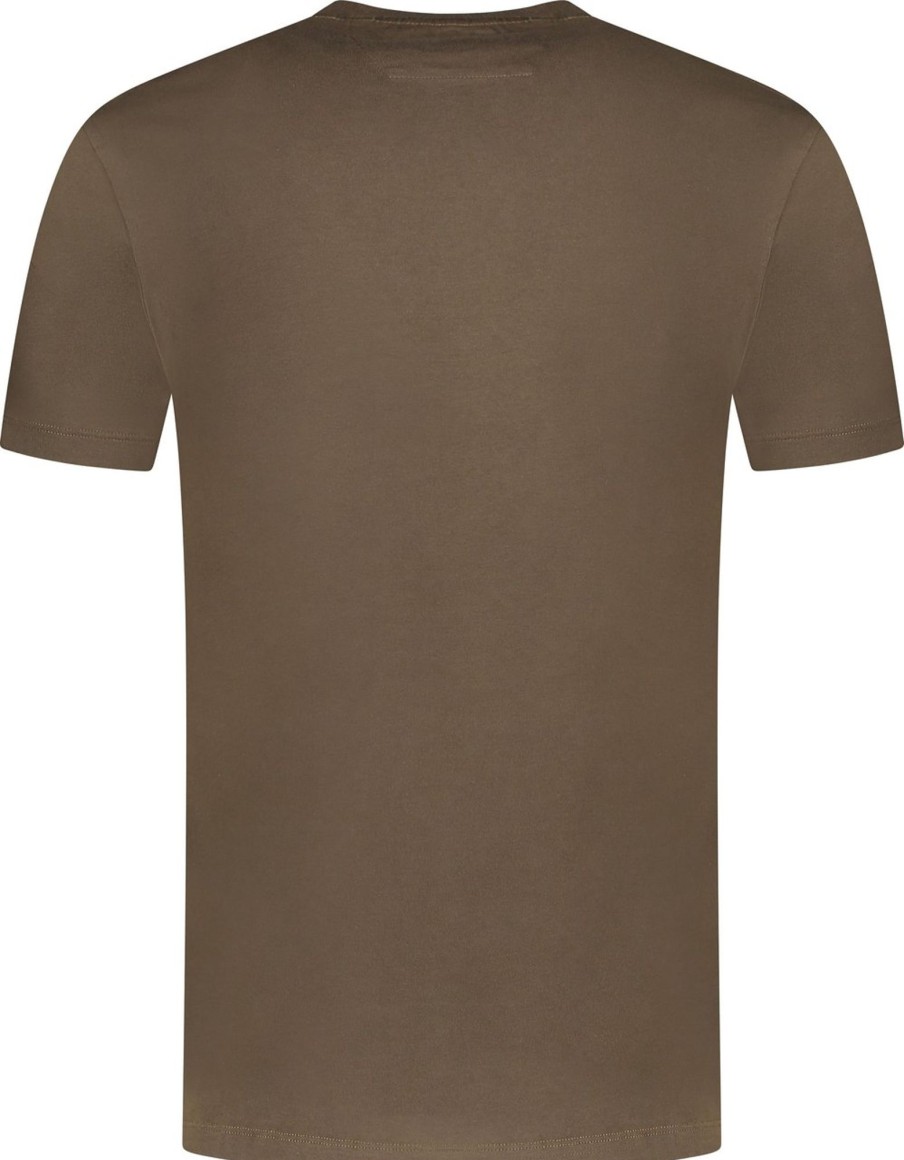 Heren CP Company | Cp Company C.P. Company T-Shirt Bruin Bruin