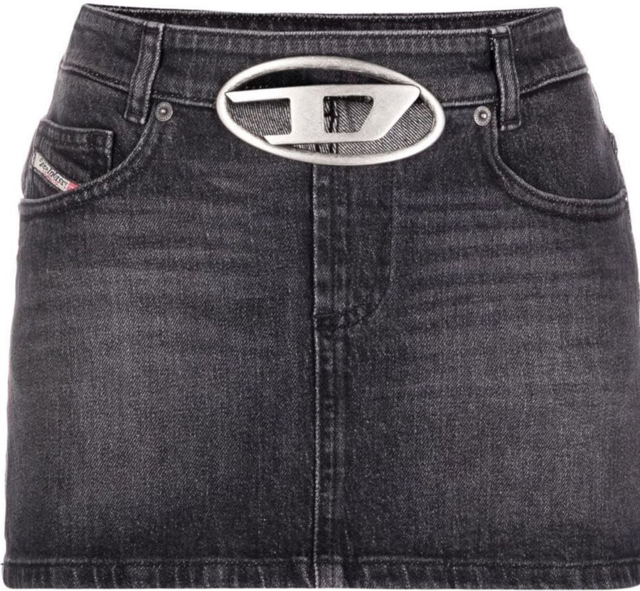 Dames Diesel | Diesel Jeans Black Zwart