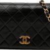 Dames Chanel | Chanel Cc Matelasse Lambskin Flap Crossbody Zwart