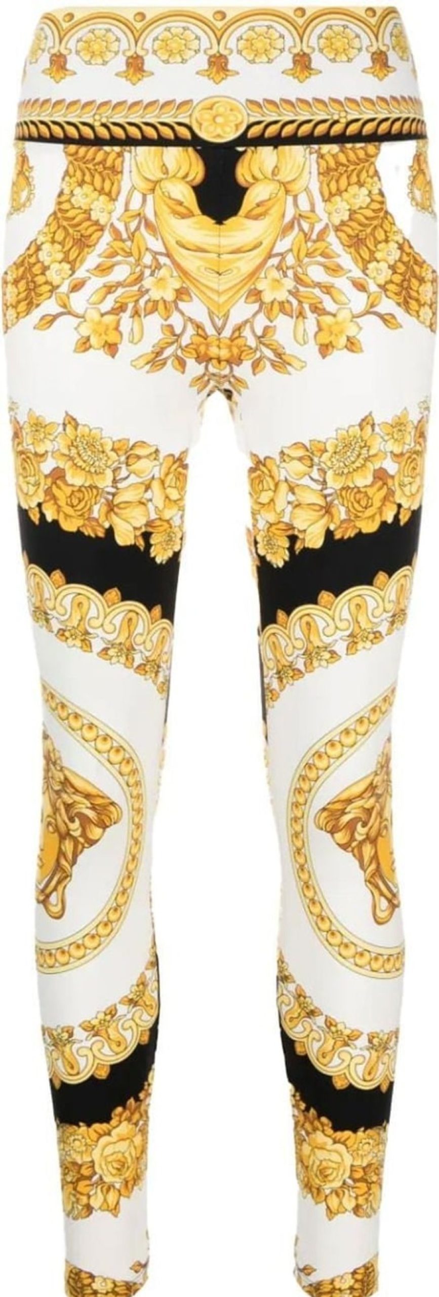 Dames Versace | Versace Barocco-Print Leggings Divers