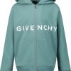 Kids Givenchy Vesten | Givenchy Givenchy Kinder Jongens Vesten Petrol Groen