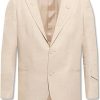 Heren Fendi | Fendi Fendi Cotton And Linen Blazer Beige