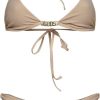 Dames GCDS | Gcds Gcds Logo Bikini Beige