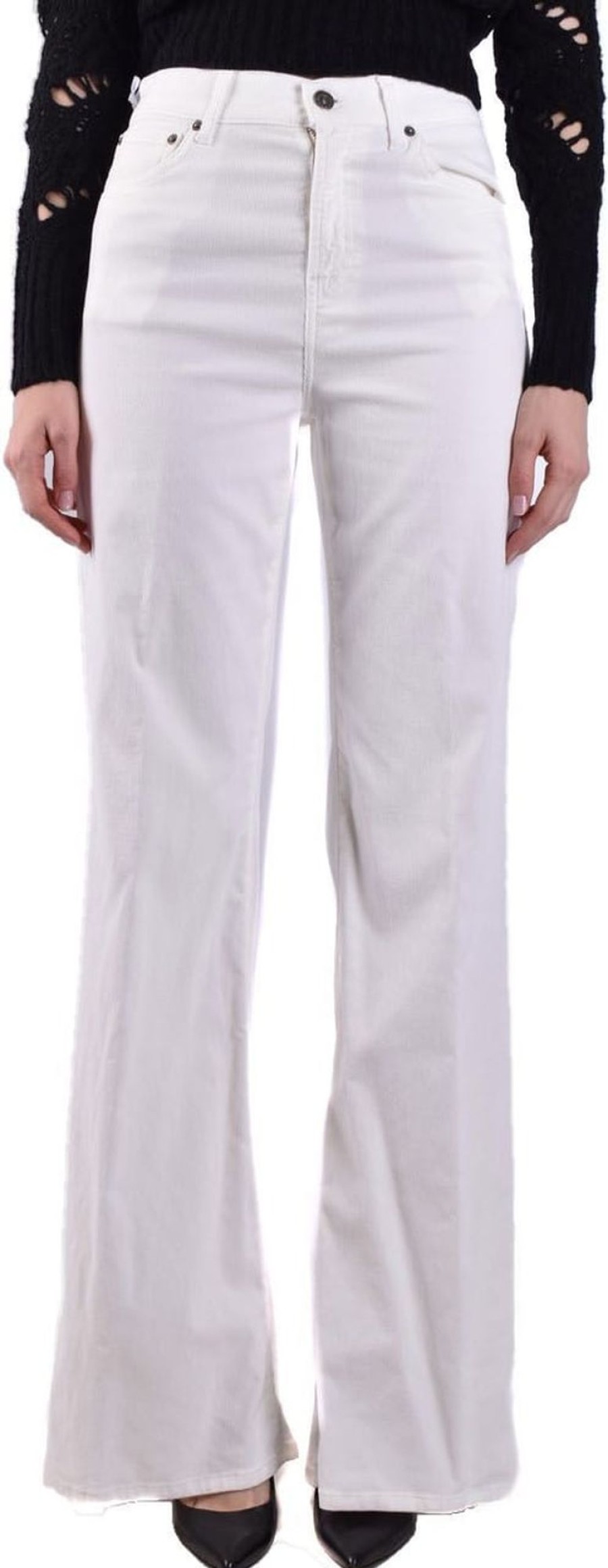 Dames Dondup | Dondup Jeans White Wit