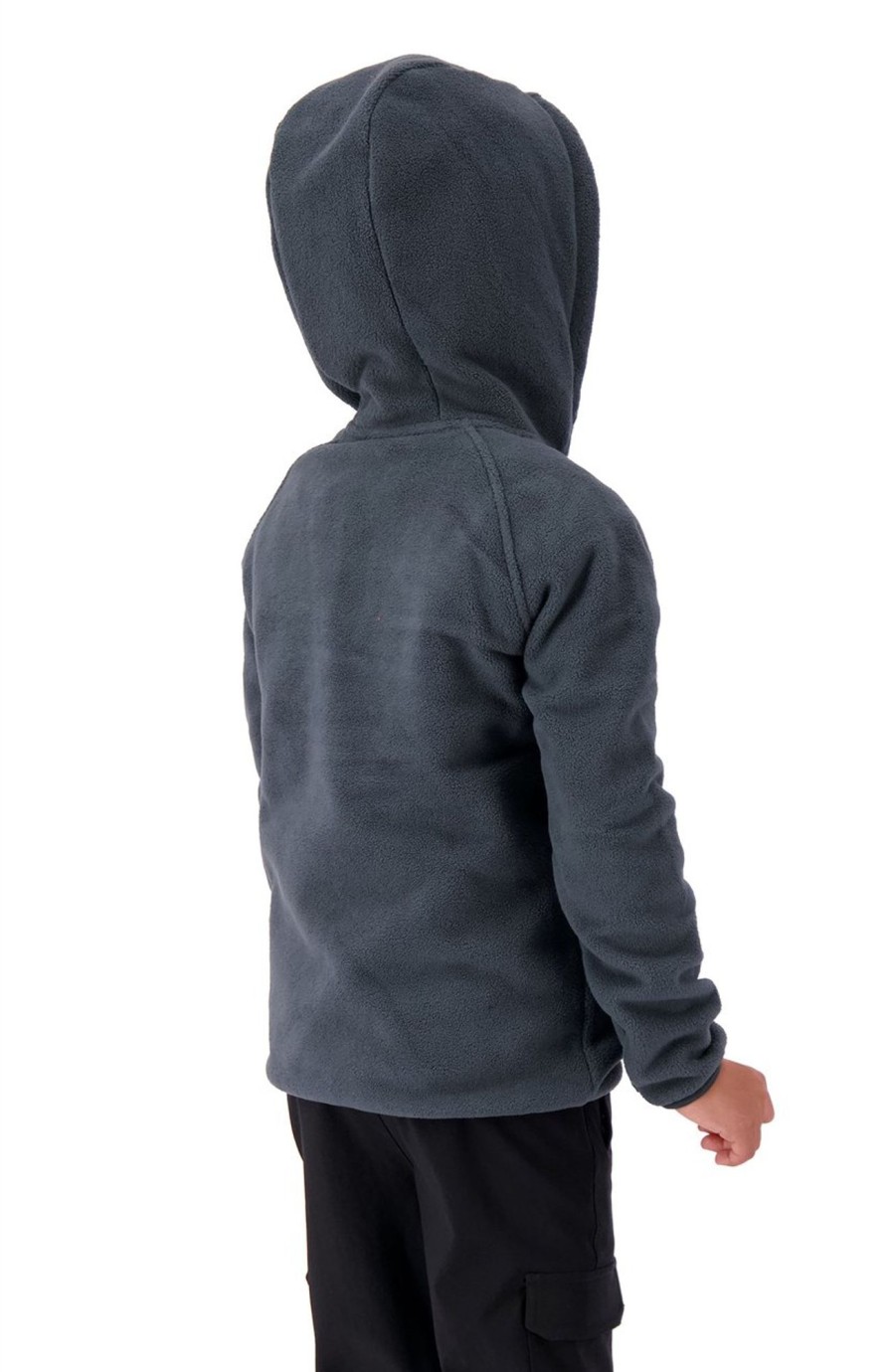 Kids Black Bananas Truien | Black Bananas Jr Anorak Fleece Hoody Grijs