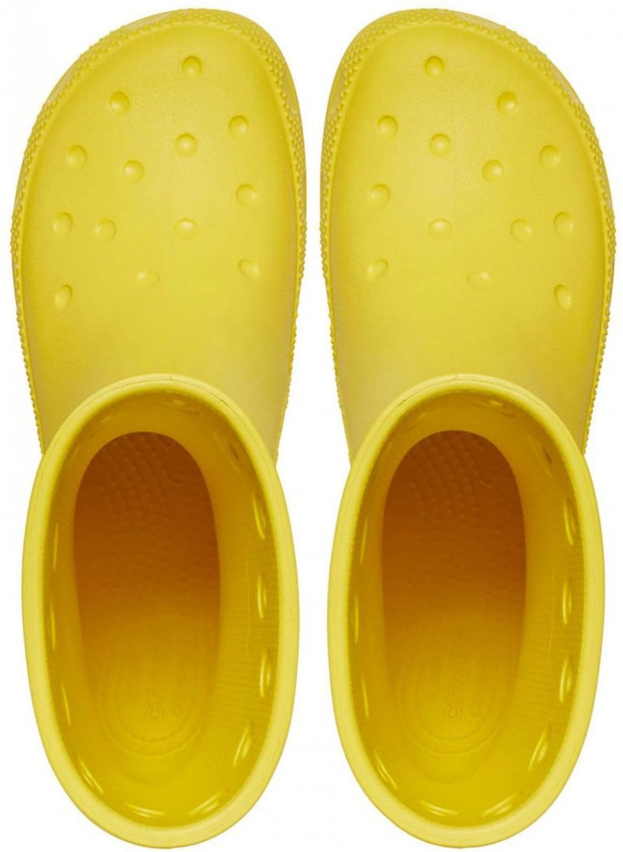 Kids Crocs Schoenen | Crocs Stivali Kid Classic Boot Toddler Cr.208545.Sunf Geel