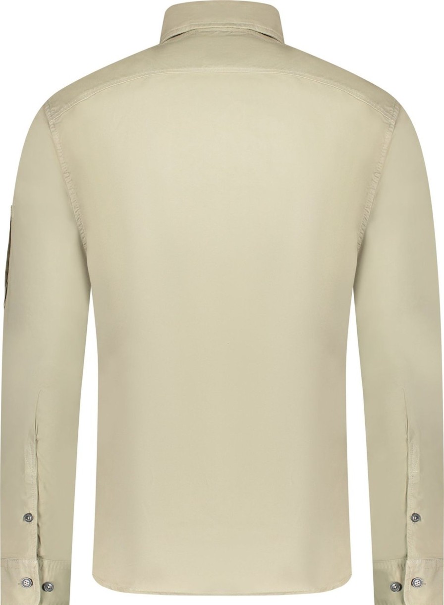 Heren CP Company | Cp Company C.P. Company Overhemd Beige Beige