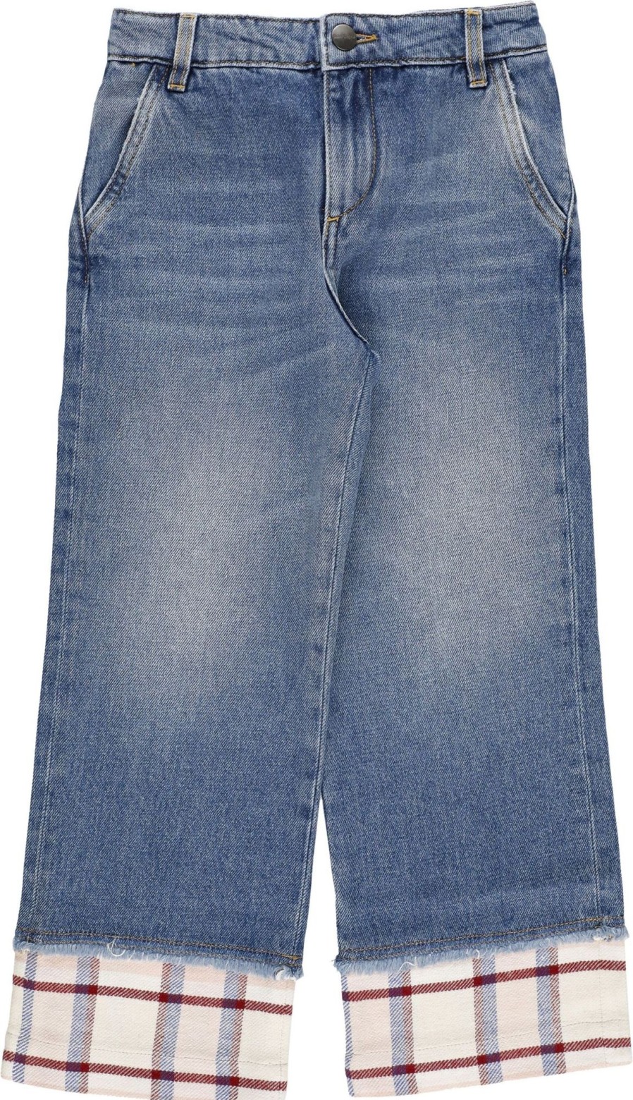 Kids Palm Angels Broeken | Palm Angels Jeans Blue Blauw