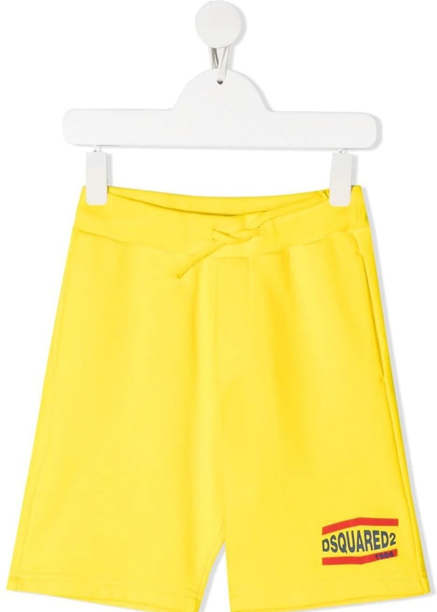 Kids Dsquared2 Shorts | Dsquared2 D2P345M Yellow Geel