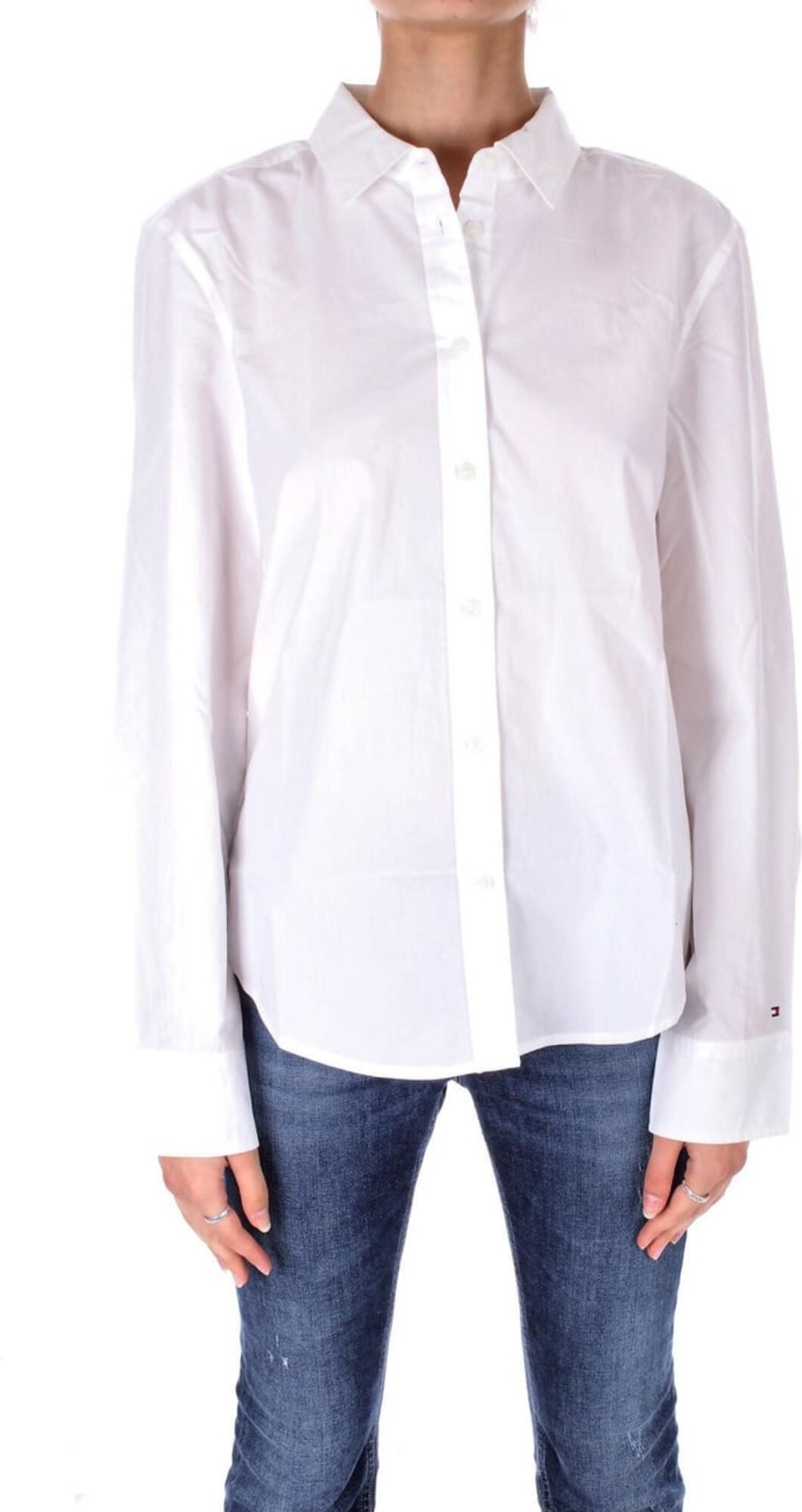 Dames Tommy Hilfiger | Tommy Hilfiger Shirts White Wit