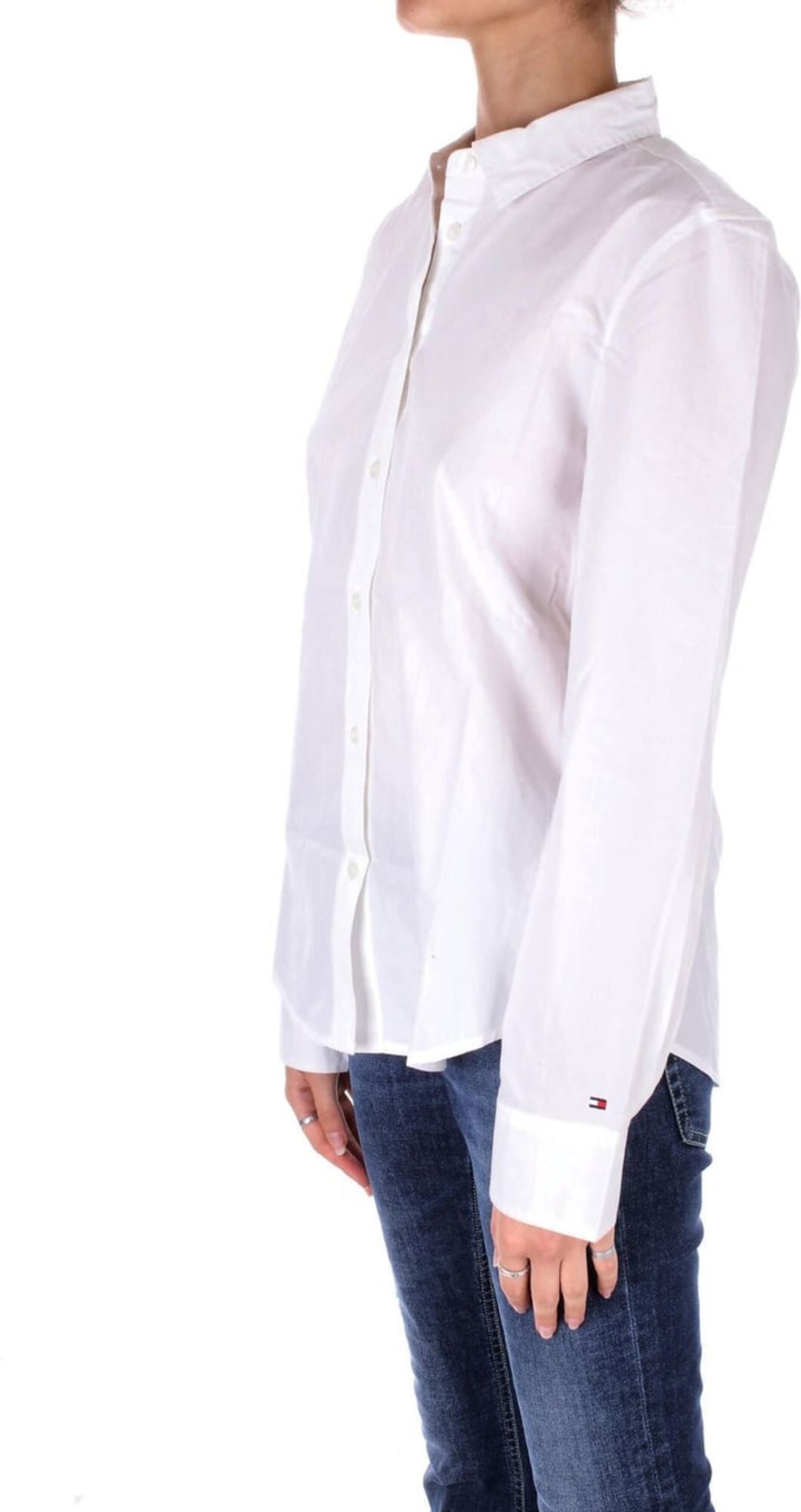 Dames Tommy Hilfiger | Tommy Hilfiger Shirts White Wit